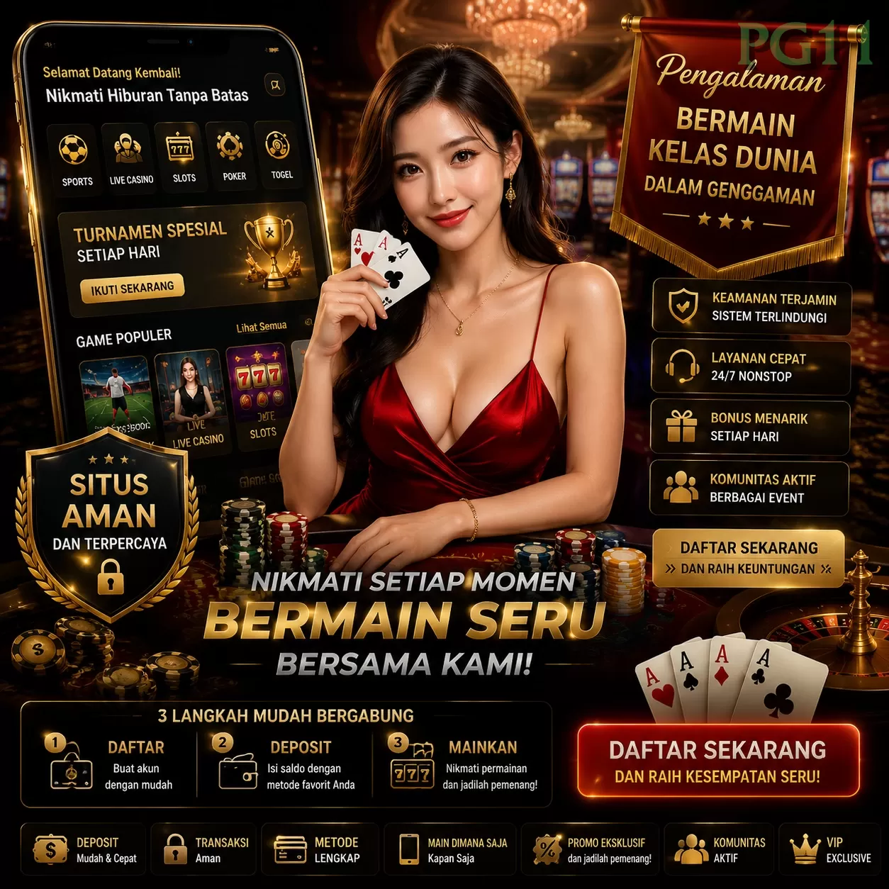 Login pg11 Sekarang Bonus Melimpah